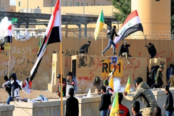 فعالیت‌های کنسولی سفارت آمریکا در بغداد متوقف شد