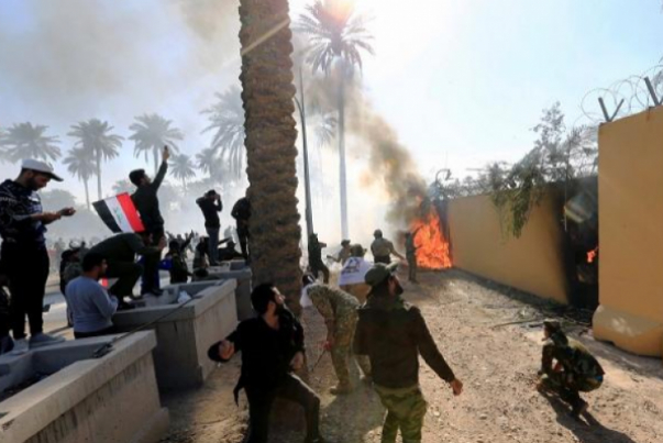 كيان العدو خائب من تعاطي واشنطن ازاء اقتحام السفارة الامريكية في العراق