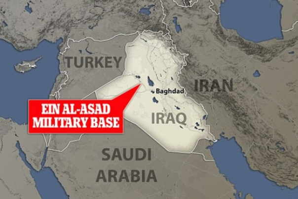 أنباء عن وقوع عدّة انفجارات في قاعدة عين الاسد الجوية بالعراق