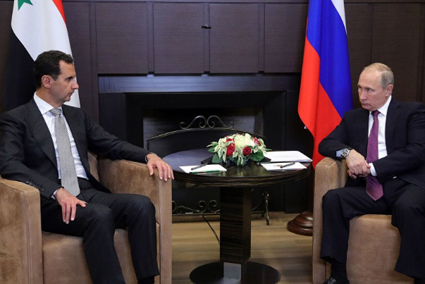 بوتين يلتقي الأسد: رأيت مظاهر استعادة الحياة السلمية في شوارع دمشق (صور)