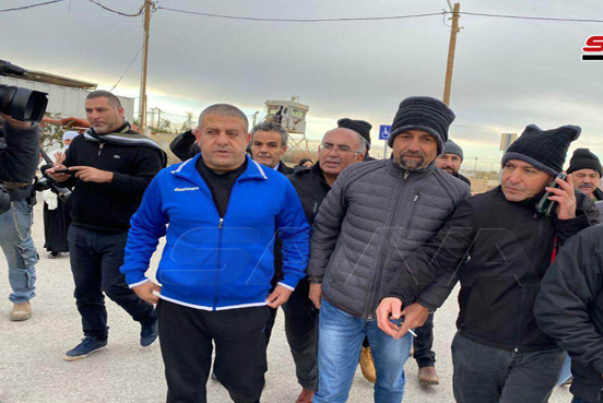 الاحتلال يُفرج عن عميد الأسرى السوريين بعد 32 عاما من الاعتقال