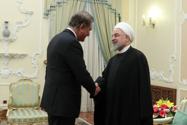 وزیر خارجه پاکستان با روحانی دیدار کرد