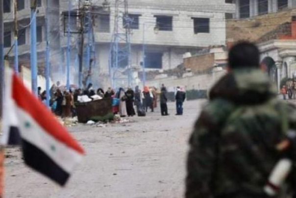 تفجير إرهابي يستهدف مبنى المخابرات السورية في درعا