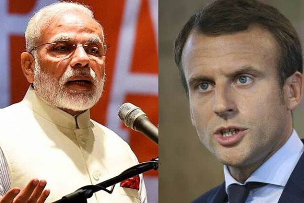 مذاکره نخست وزیر هند و رییس جمهوری فرانسه در مورد خاورمیانه