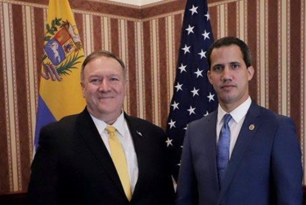 پمپئو با رهبر مخالفان ونزوئلا دیدار کرد