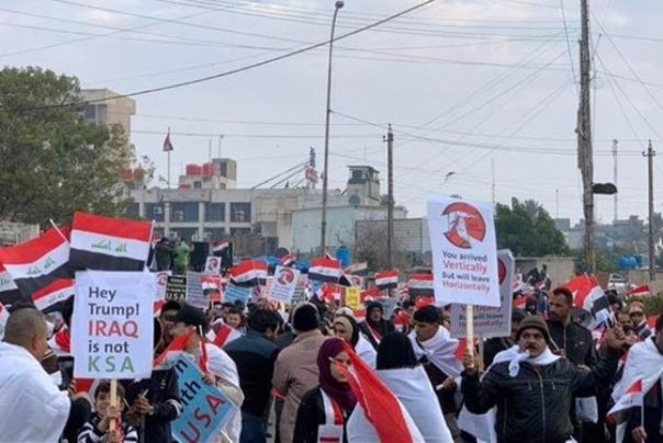 نماینده پارلمان عراق: تظاهرات امروز پیامی به ترامپ است