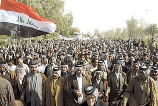 عشایر عراق پیشروان تظاهرات ضد اشغال