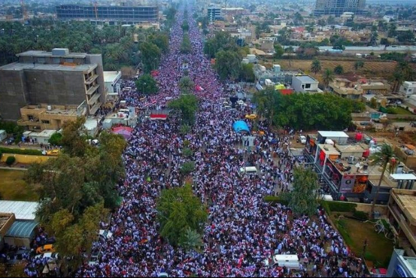 بازتاب تظاهرات میلیونی مردم عراق در رسانه‌های جهان