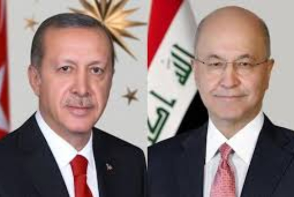 گفت‌وگوی تلفنی روسای جمهور عراق و ترکیه