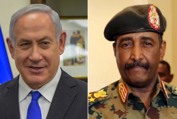 إدانة فلسطينية واسعة للقاء رئيس مجلس السيادة السوداني مع نتنياهو