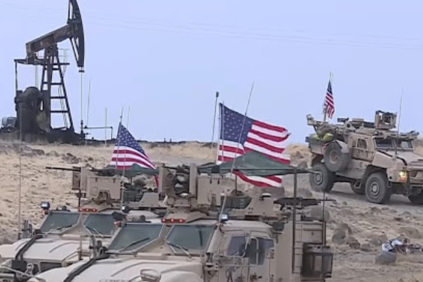 اللص الامريكي يواصل نهب أراضي سوريا