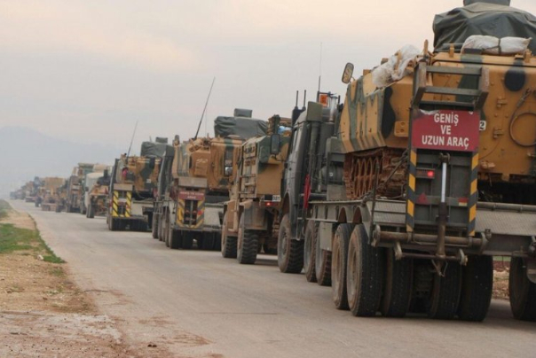 الجيش السوري: رتل عسكري تركي دخل سوريا بغطاء إسرائيلي