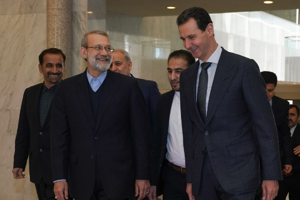 الأسد يلتقي لاريجاني في دمشق: الشعب السوري مصمم على تحرير كامل الأراضي السورية