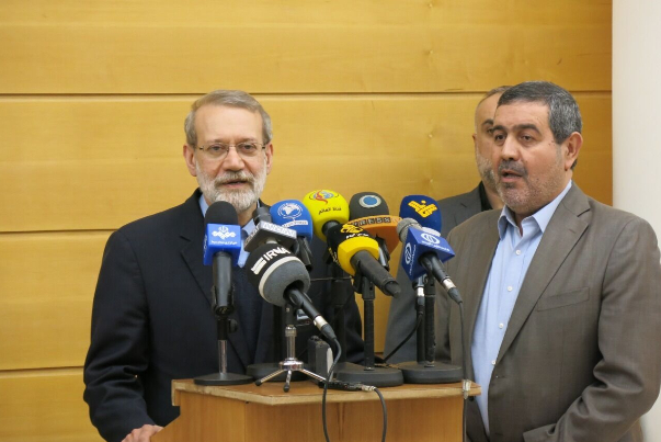 لاريجاني: ايران تريد لبنان الحر والمستقل في ظل الوحدة الوطنية