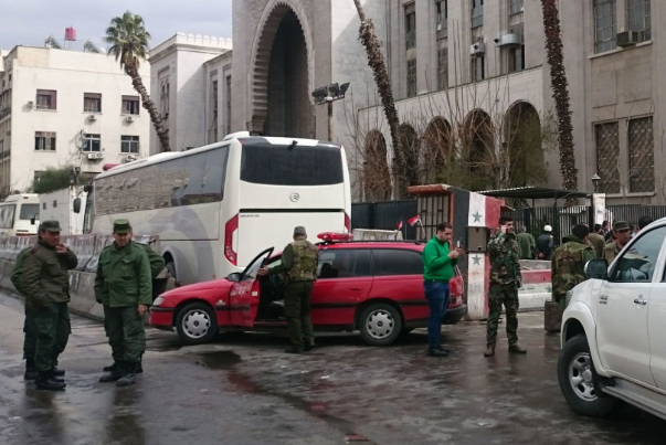 تفجير إرهابي في دمشق يسفر عن وقوع إصابات