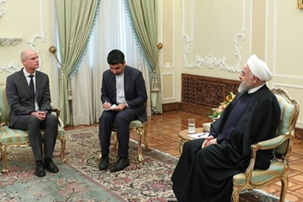 الرئيس الايراني: سياستنا الخارجية مبنية على التعاطي البنّاء.. ونرغب بعلاقات أكثر دفئاً مع الاتحاد الاوروبي
