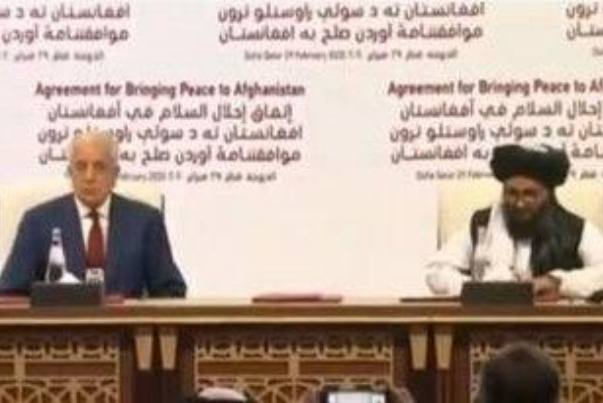 امضا توافقنامه صلح آمریکا – طالبان