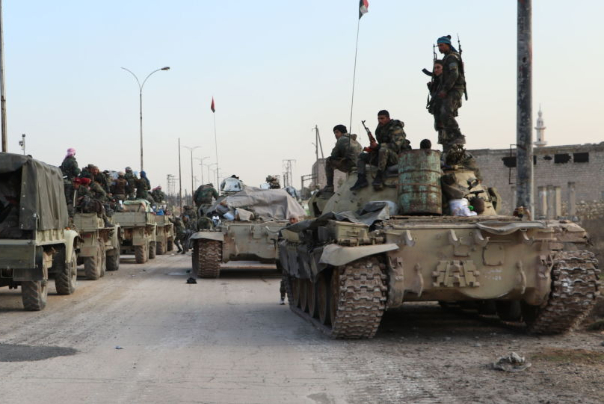 الجيش السوري يرسل تعزيزات عسكرية "نوعية" إلى إدلب لصدّ عدوان تركيا