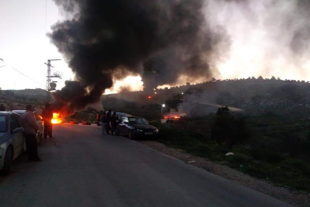 اصابة عشرات الفلسطينيين خلال التصدي لاقتحام قوات الاحتلال لجبل العرمة