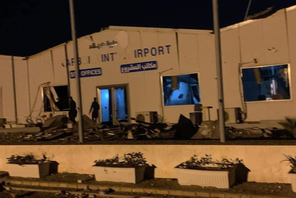 مقتل عامل بقصف امريكي استهدف مطار كربلاء قيد الانشاء