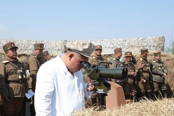 برگزاری رزمایش در کره شمالی با نظارت رهبر این کشور