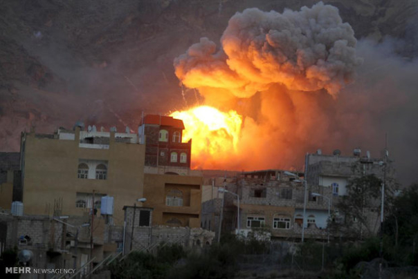 تداوم بمباران مناطق مختلف یمن از سوی جنگنده های سعودی