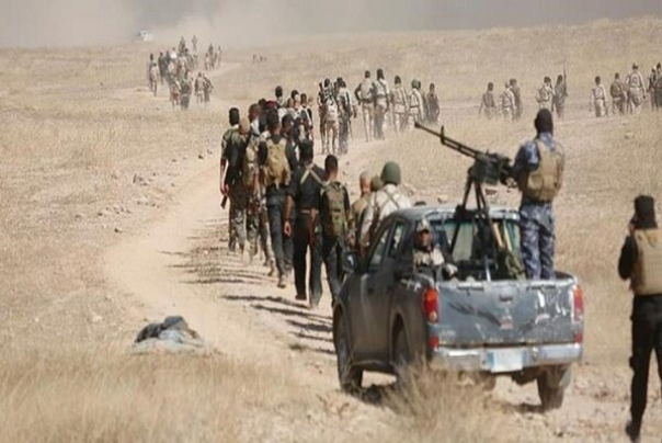 درگیری نیروهای حشدشعبی عراق با داعش در استان دیالی