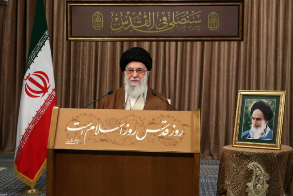 Imam Khamenei, Supreme Leader of Iran, addressed Muslims in Quds day: