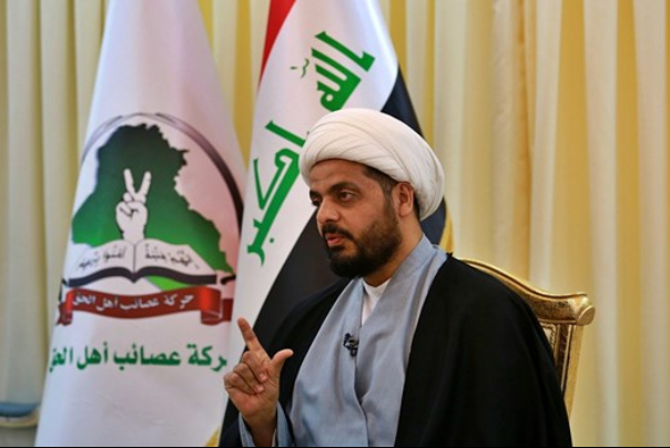 الشيخ الخزعلي للكاظمي: لا تقف ضد ابناء الحشد الشعبي لأنهم يمثلون الشعب