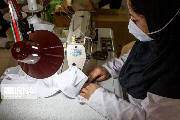 ايران تنتج يوميا مايزيد عن 6.5 ملايين كمامة طبية