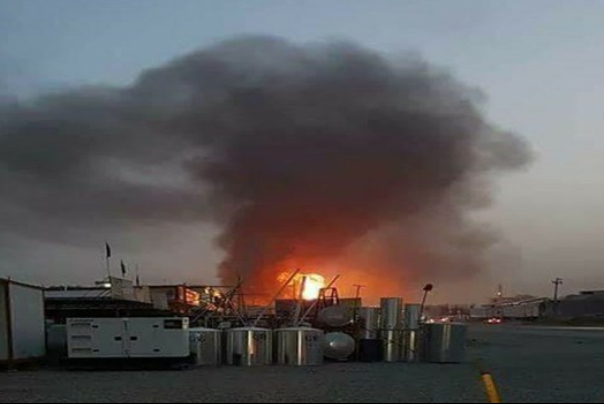 سقوط صاروخين قرب السفارة الامريكية في بغداد