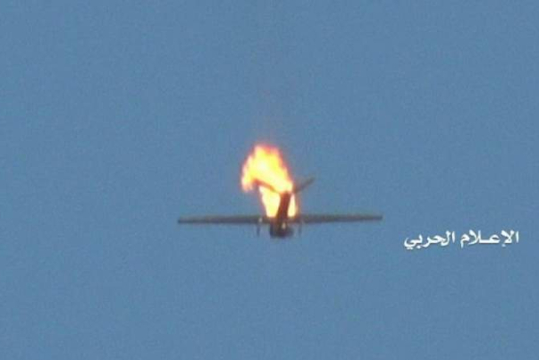 الدفاعات اليمنية تُسقط طائرة تجسس أمريكية قبالة جيزان