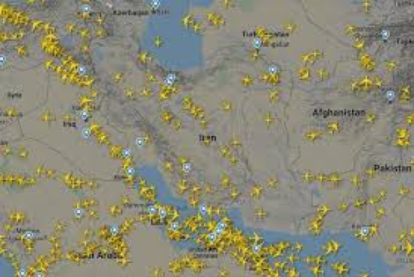 افزایش 36 درصدی پروازهای عبوری از آسمان ایران