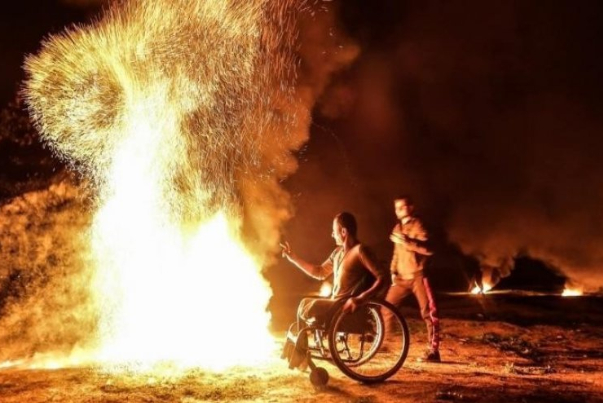 إصابة شاب فلسطيني بقنبلة غاز في صدره شمال غزة