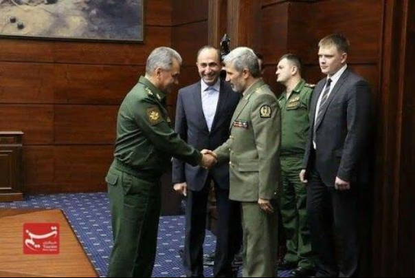 وزرای دفاع ایران و روسیه در مسکو دیدار کردند