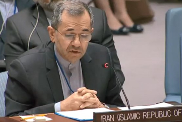 مندوب إيران الدائم في الأمم المتحدة : نزعة اميركا الاحادية تضعف الامم المتحدة