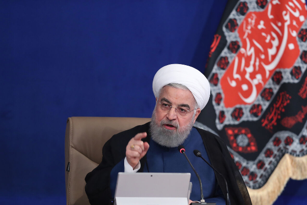 روحاني: جميع البلدان ترى ان تصرفات أمريكا تتعارض مع القانون الدولي