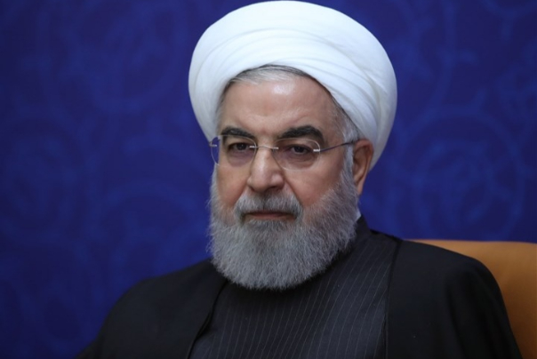 روحاني يدعو إدارة بايدن للتعويض عن جرائم ترامب