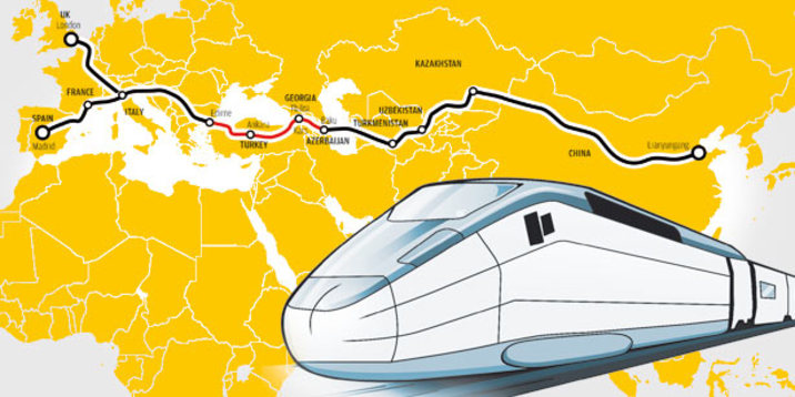 افتتاح خط ریلی ترکیه به چین و موقعیت ایران