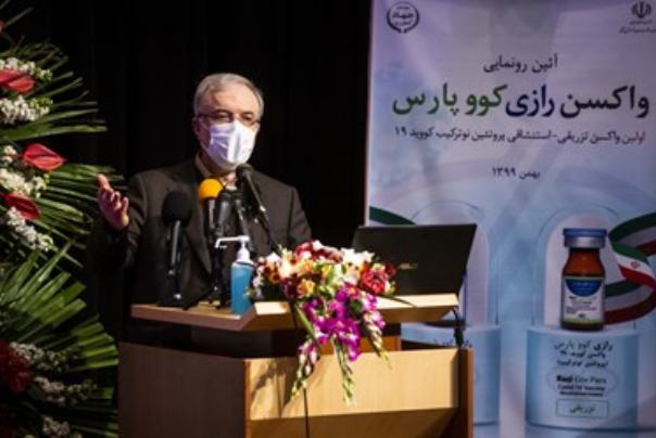 نمكي: ايران ستصبح أهم المصدّرين للقاح كورونا في العالم