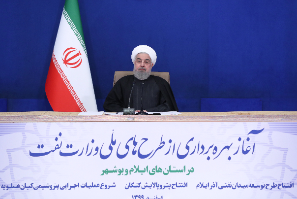 روحاني: اعتراف امريكا بفشل الحظر على ايران انتصار كبير لنا