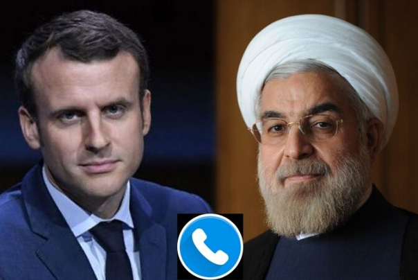 روحاني يرسم لنظيره الفرنسي ملامح الحلّ الوحيد لإنقاذ الاتفاق النووي