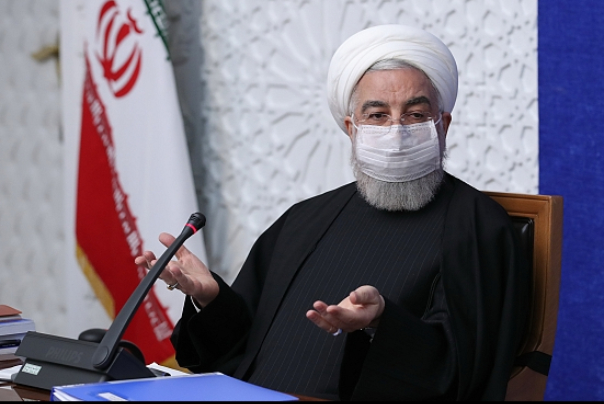 روحاني: اجتياز الحظر مرهون بالوحدة والتماسك الوطني