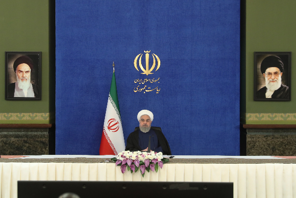 روحاني: نأمل ان نسلم البلد الى الحكومة القادمة بلا حظر ولا كورونا