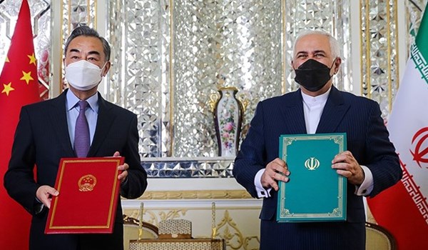 مسؤول ايراني: وثيقة التعاون الشامل بين طهران وبكين ليست ضد اية دولة