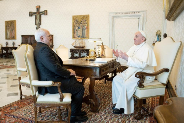 Zarif, Pope hold talks