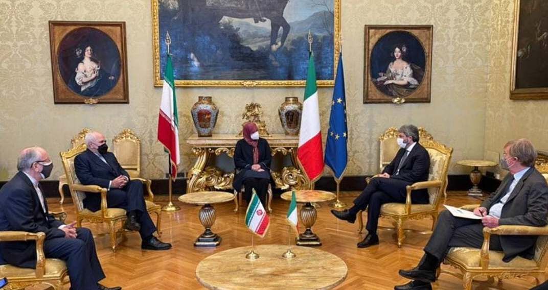 Iran’s FM Zarif, Italian parliament speaker discuss bilateral ties