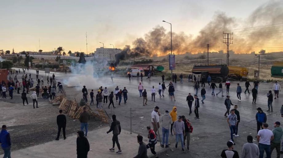 الكيان الصهيوني يقمع مسيرات في الضفة منددة بالعدوان على غزة