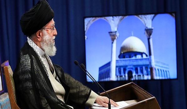 قائد الثورة يبارك انتصار الشعب الفلسطيني على الكيان الصهيوني