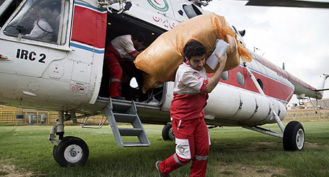 الهلال الاحمر الايراني يبدي استعداده للمساعدة في حريق المستشفى بالعراق